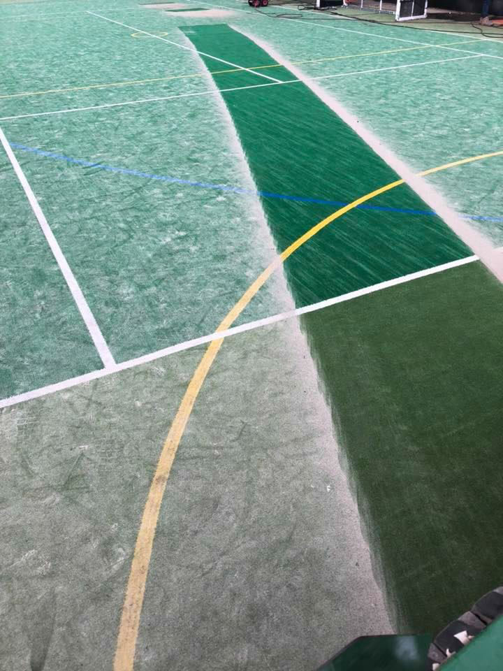 During Tennis Court Cleaning Melbourne - High Pressure Cleaning Services Melbourne During Tennis Court Cleaning Melbourne - High Pressure Cleaning Services Melbourne