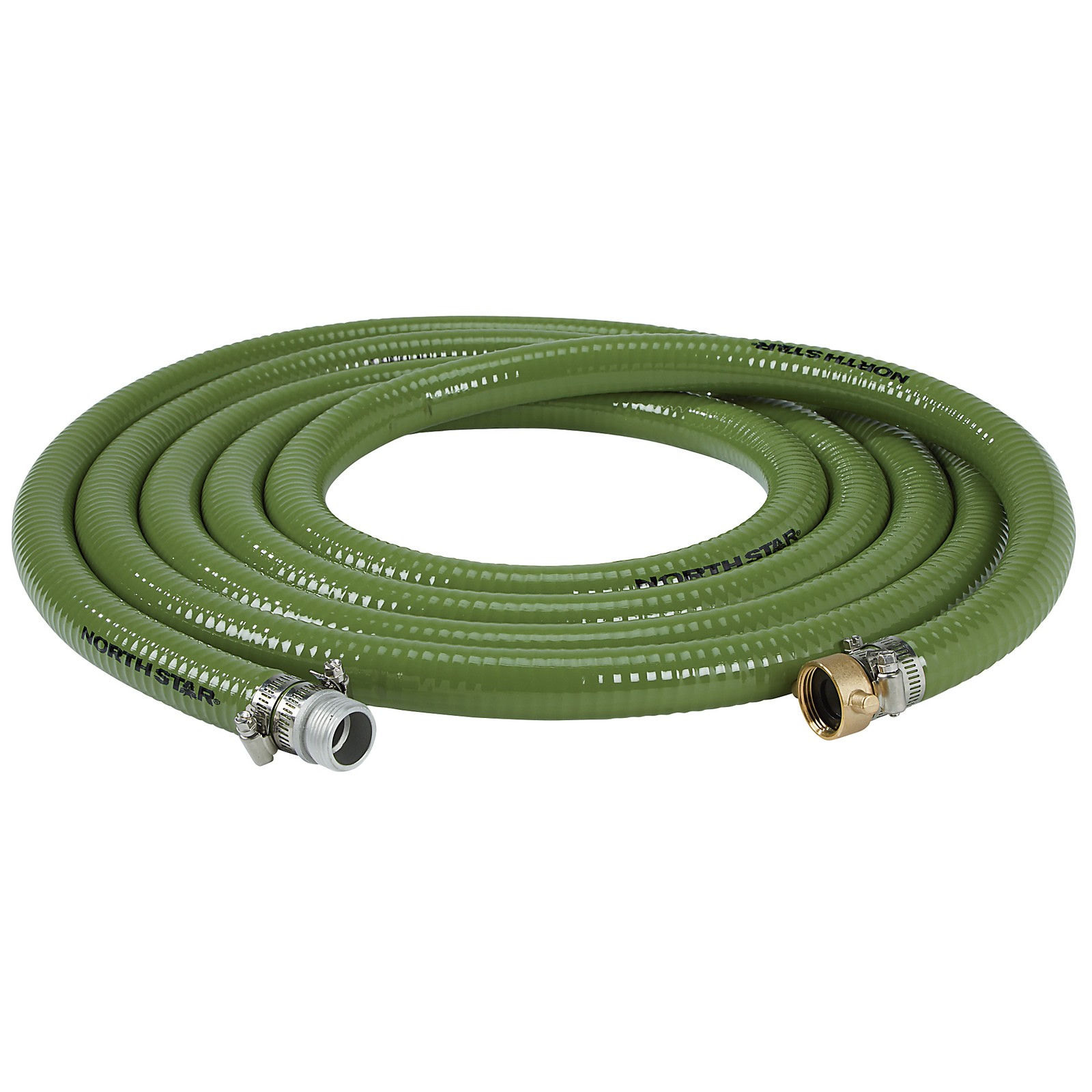 NorthStar Water Pump Suction Hose, 1in. x 20ft. Max. PSI 85, PVC,