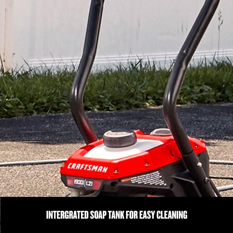 CRAFTSMAN Electric Pressure Washer, Cold Water, 1900 -PSI