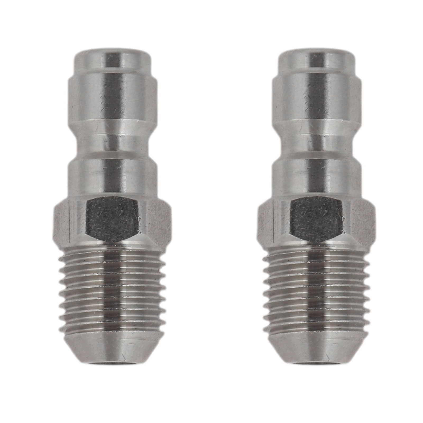 Pressure Washer Quick Connect Coupler 2-Pack 1/4 Inch Male NPT Max 5000 PSI