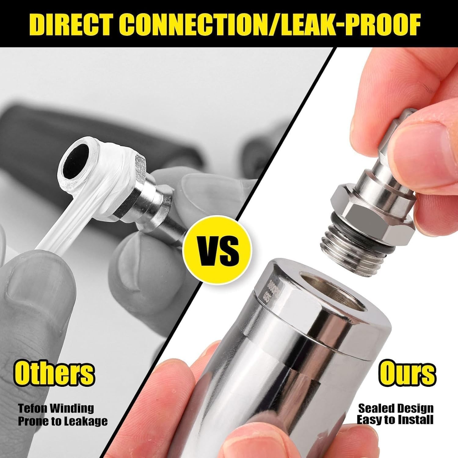 Pressure Washer Tips Turbo Nozzle Pressure Washer 4000 PSI 360°Rotating Power…