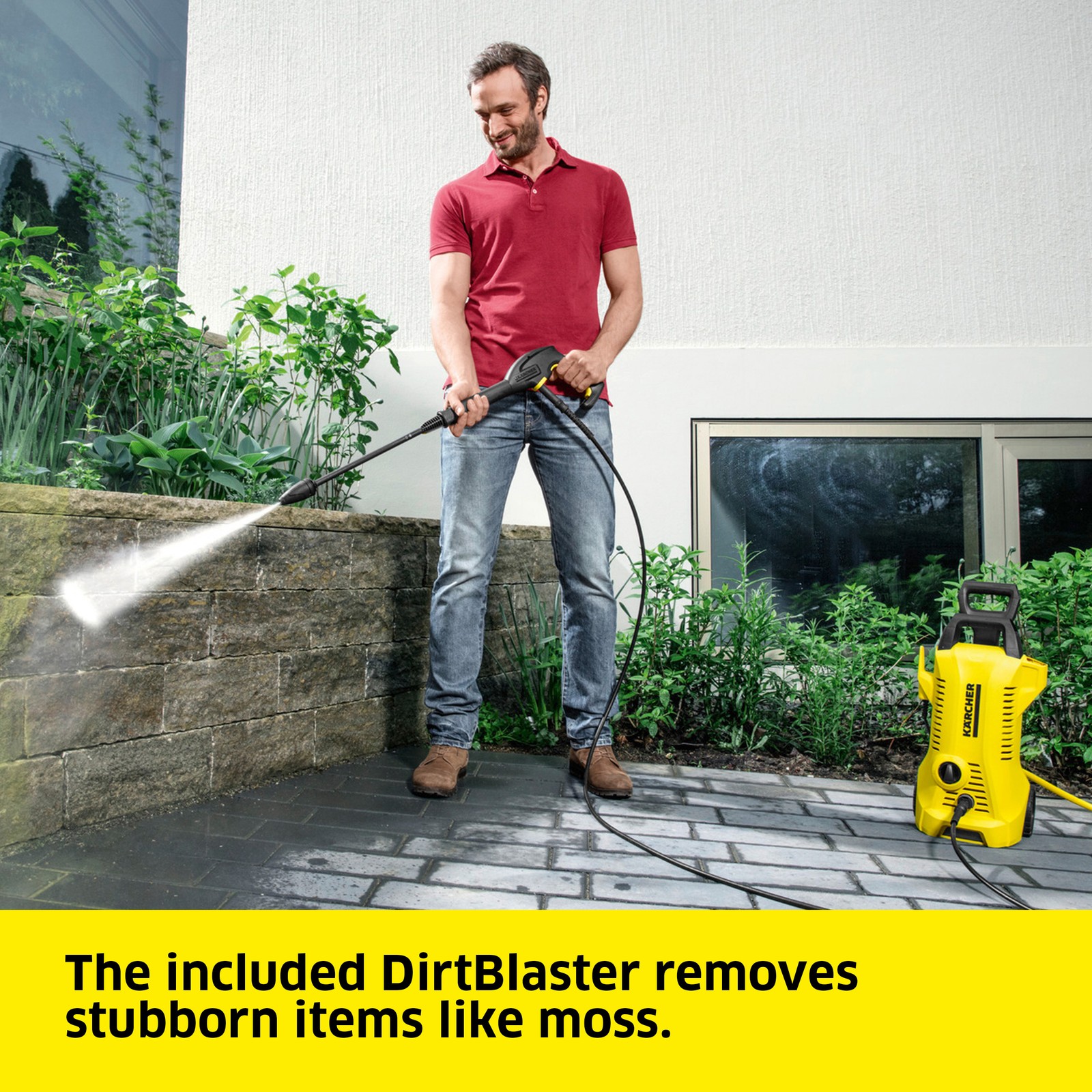 Karcher K 2 Power Control 2000 Max PSI Pressure Washer with 2 Spray Wands 1.45 G