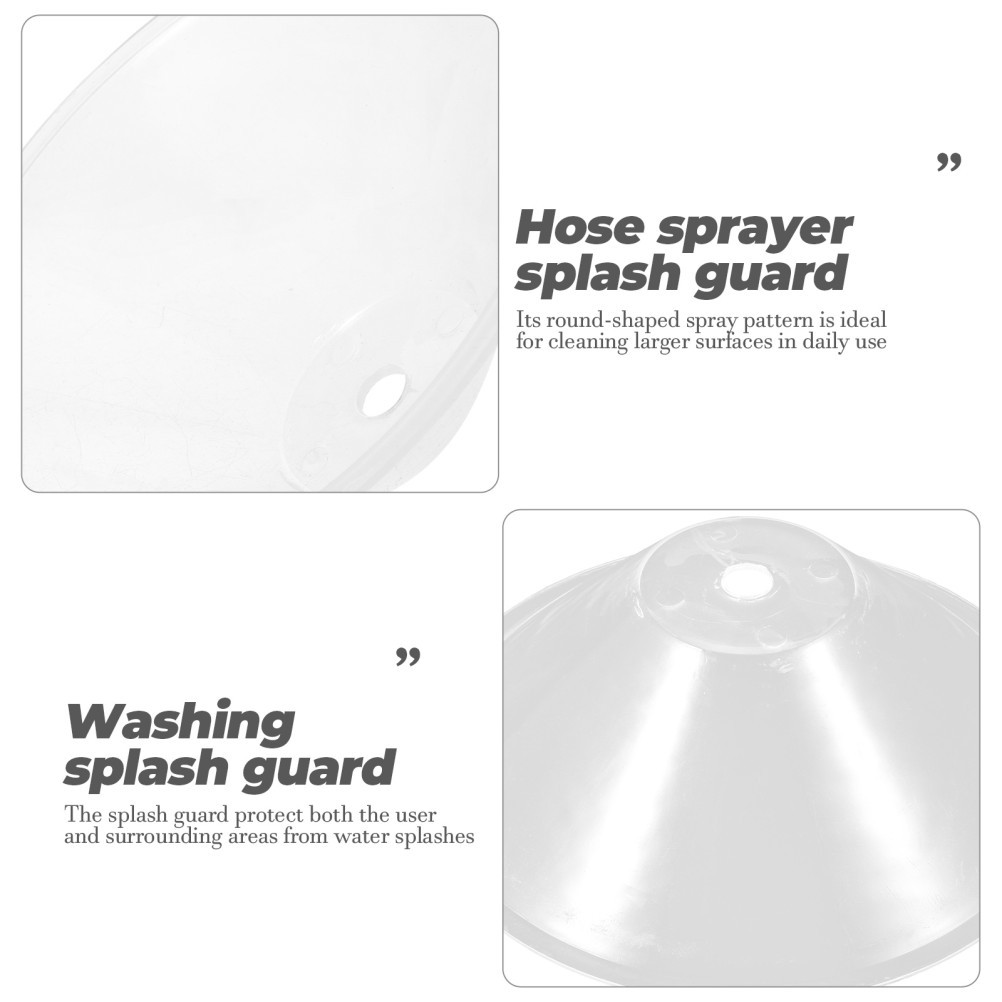 Sprayer Shield Fan-shaped Nozzle Pressure Washer Anti Splash Gaurd Water