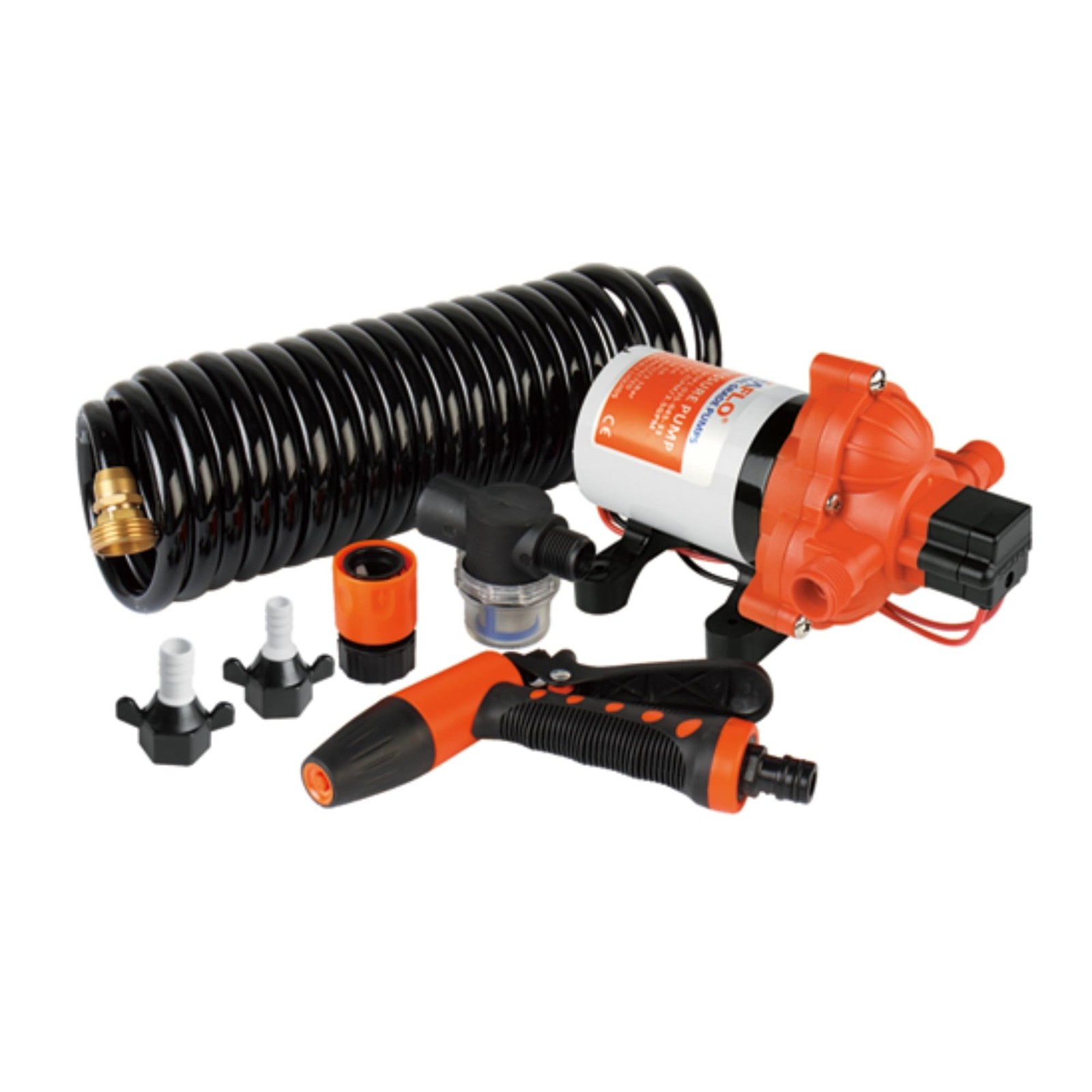 SEAFLO 33-Series Washdown Pump Kit – 12V DC, 3.0 GPM, 70 PSI