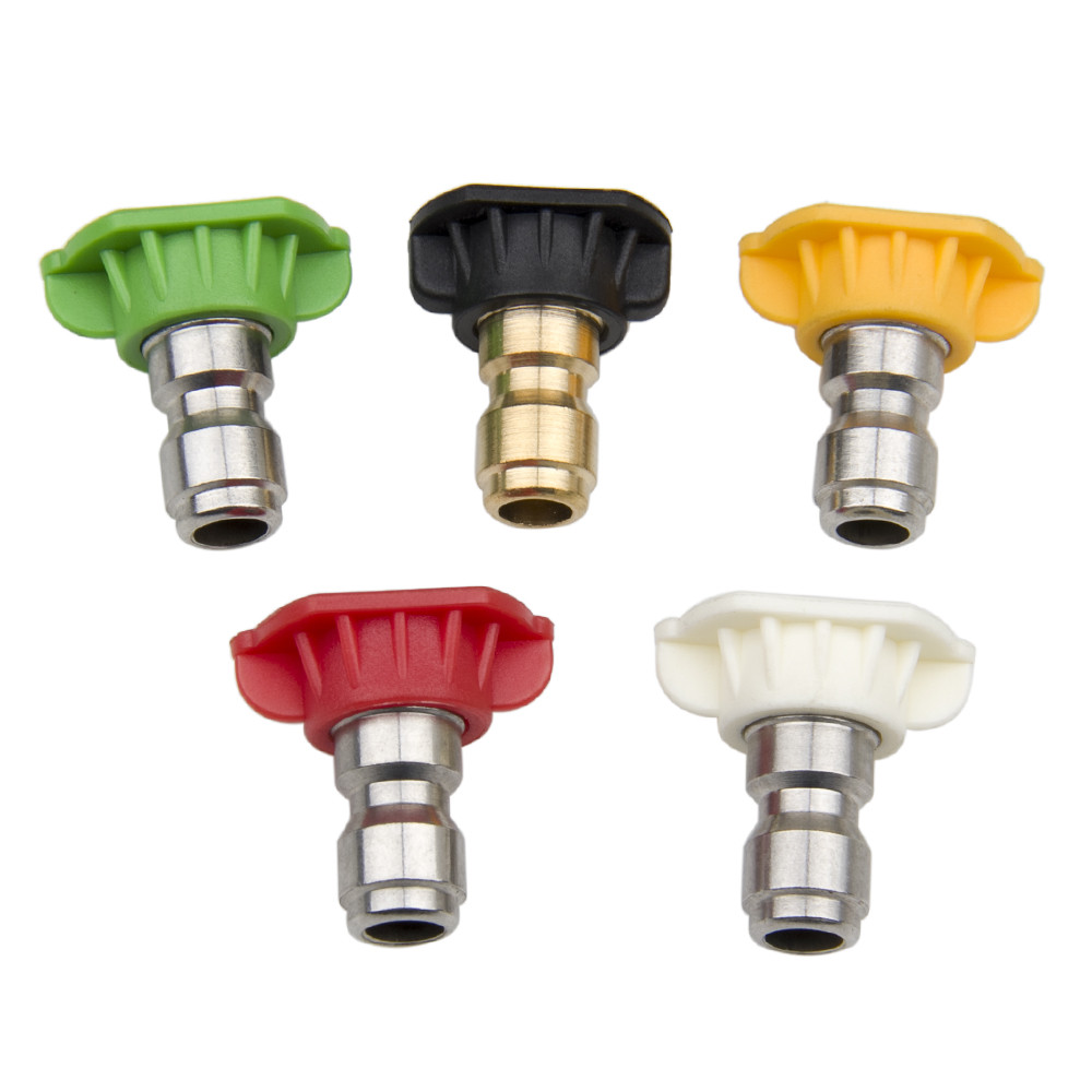 1/4″ Quick Connect Car Wash 4.0 GPM 5 Pcs Pressure Washer Spray Nozzle Tips Jet