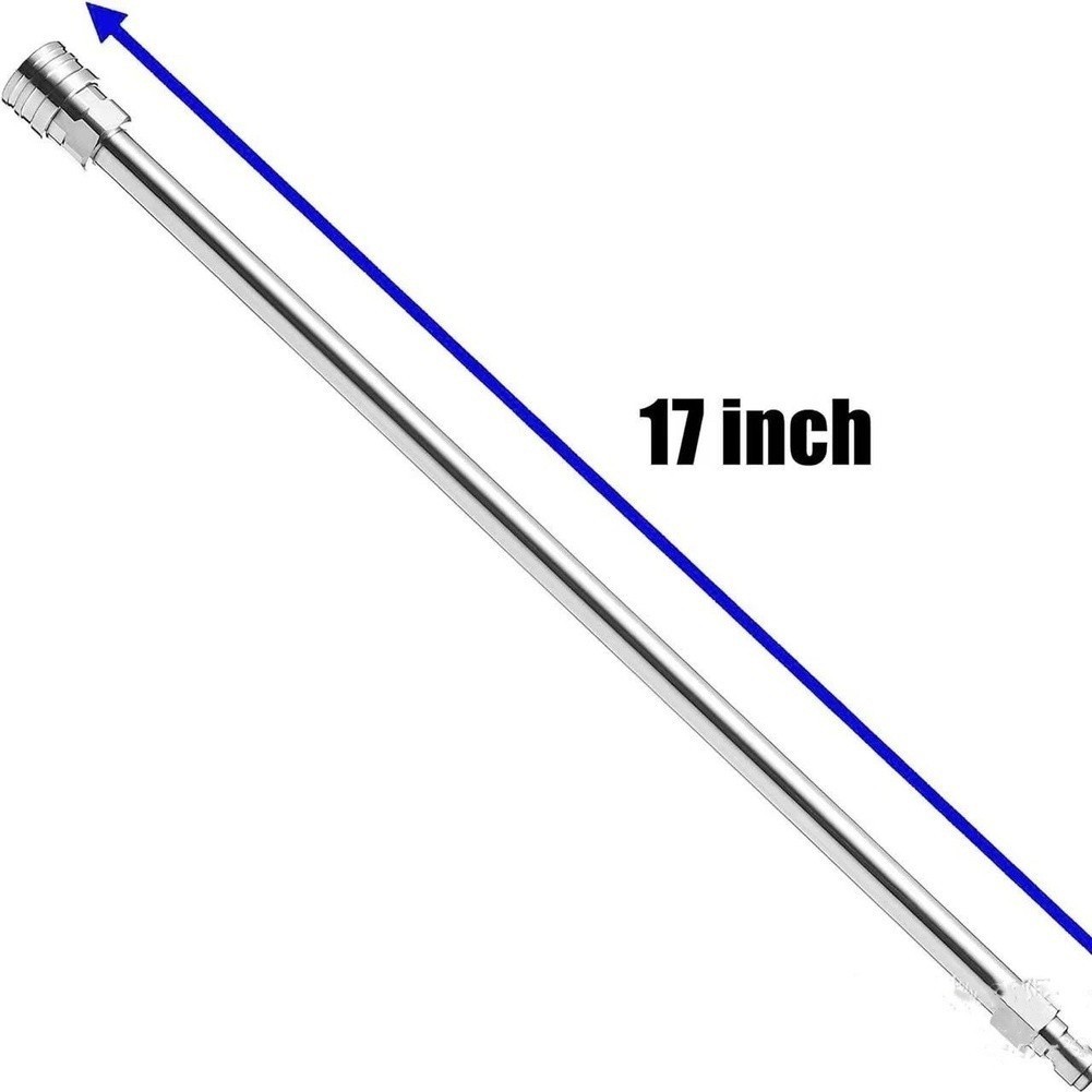 17 inch Pressure Washer Extension Rod Compatible with Most Nozzle Tips
