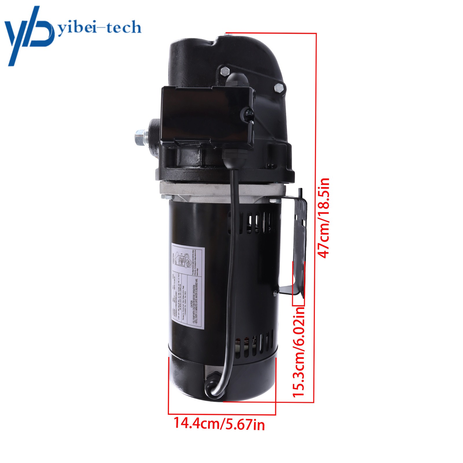 SWS75-3/4 HP Heavy Duty Cast Iron 115/230V Shallow Jet Well Pump – Up to 510GPH