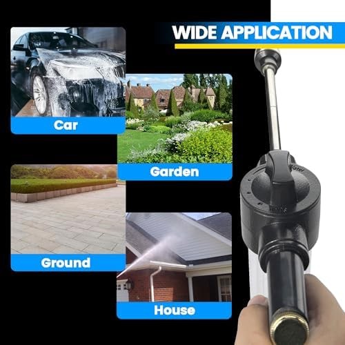 High Pressure Foam Gun for Garden Hose, Car Wash Soap Sprayer with 3.5oz/100cc P