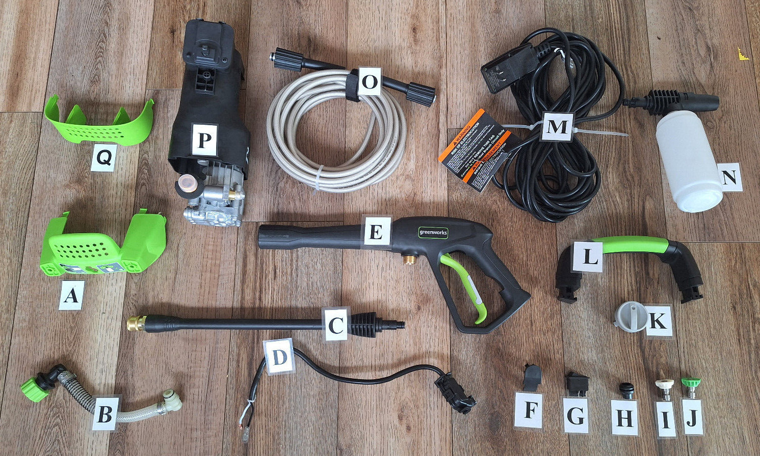 Replacement Parts For Greenworks Pressure Washer GPW1602