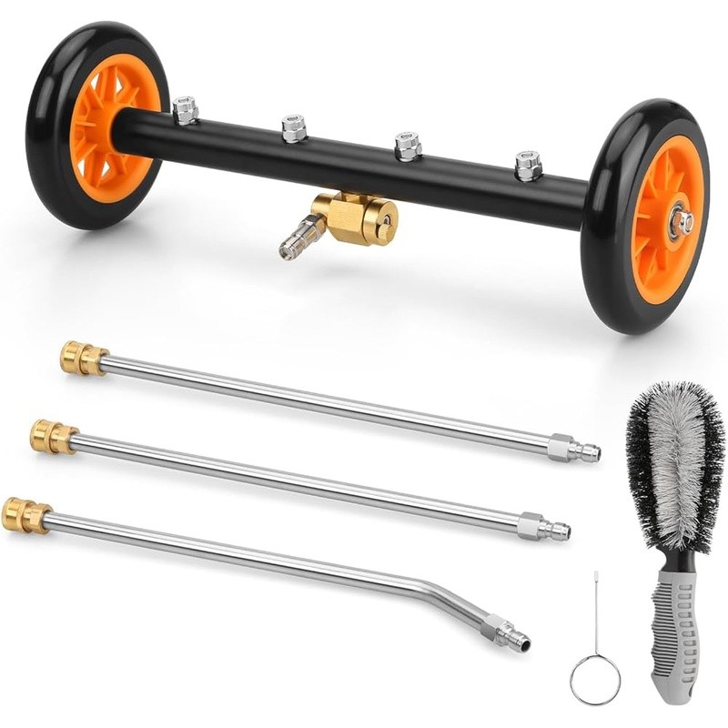 Pressure Washer Undercarriage Cleaner Dual Mode 4000PSI Quick Connect Wand New