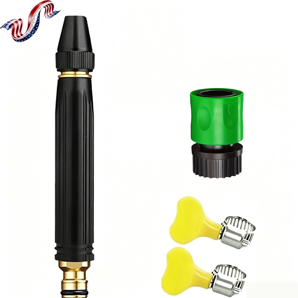 High Pressure Car Wash Water Gun Spray Nozzle Auto Portable Washer Adjustable🔥