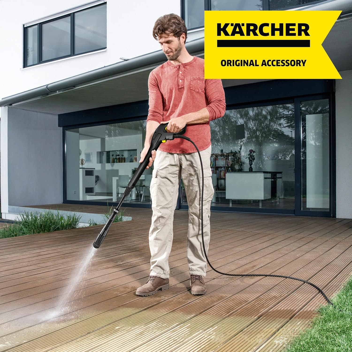 – 25 ft. Hose and Spray Gun – Combo Kit for Karcher Electric Power Pressure