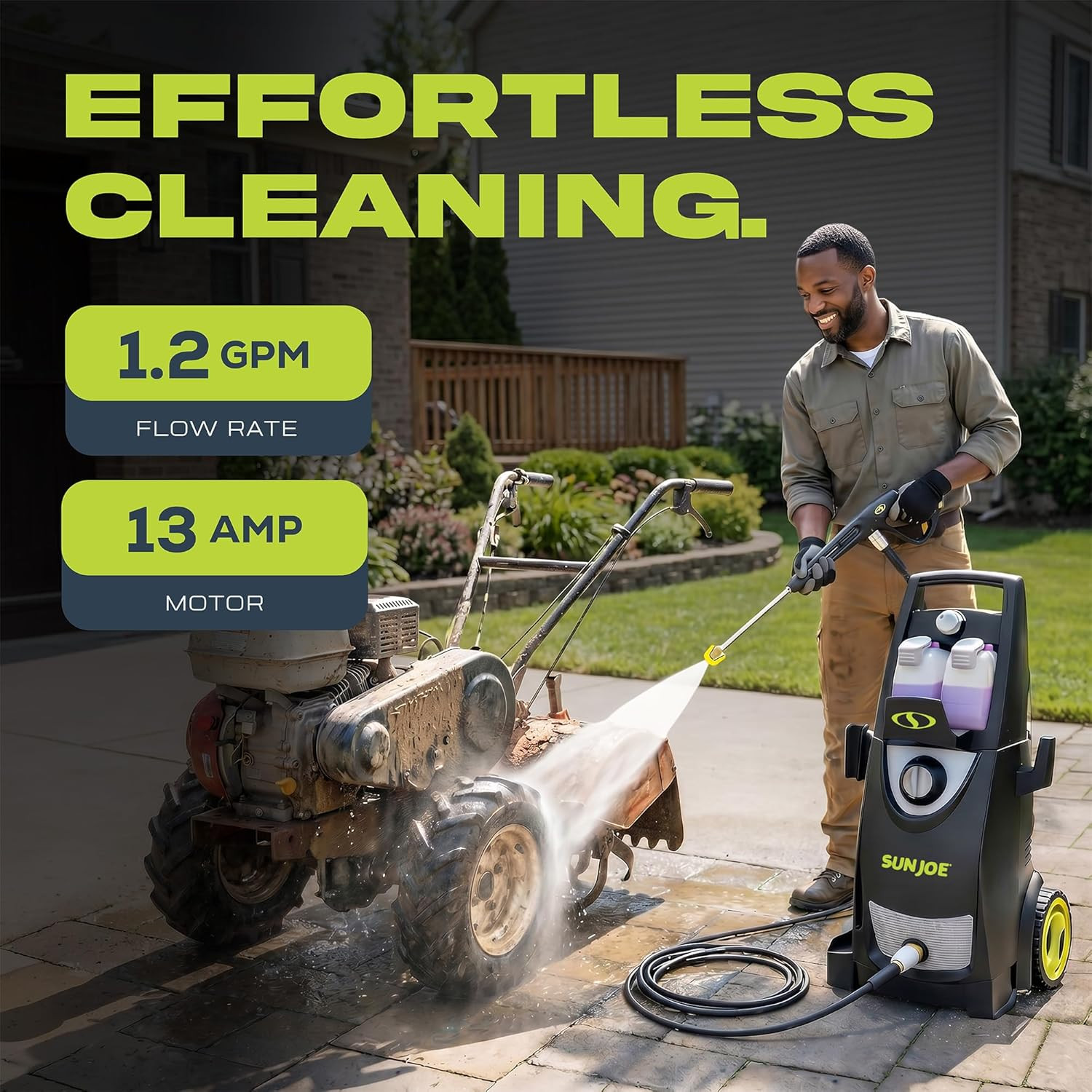 Pressure Washer, Electric Power Washer W/Extension Spray Wand and Hose, 2030 Max