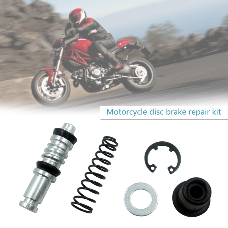 Motorcycle Clutch Brake Pump Repair Kit Piston Spring Gaskets Cylinder
