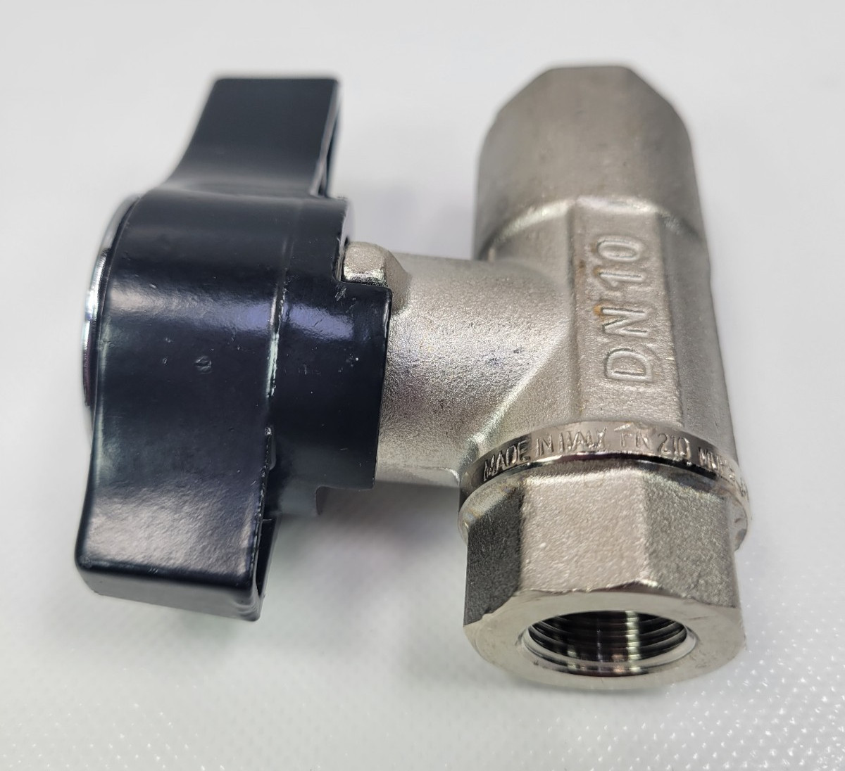 MTM Hydro 3/8″ Brass Ball Valve 20.0032 Veloci SoftWash DN10 Premium Plated New