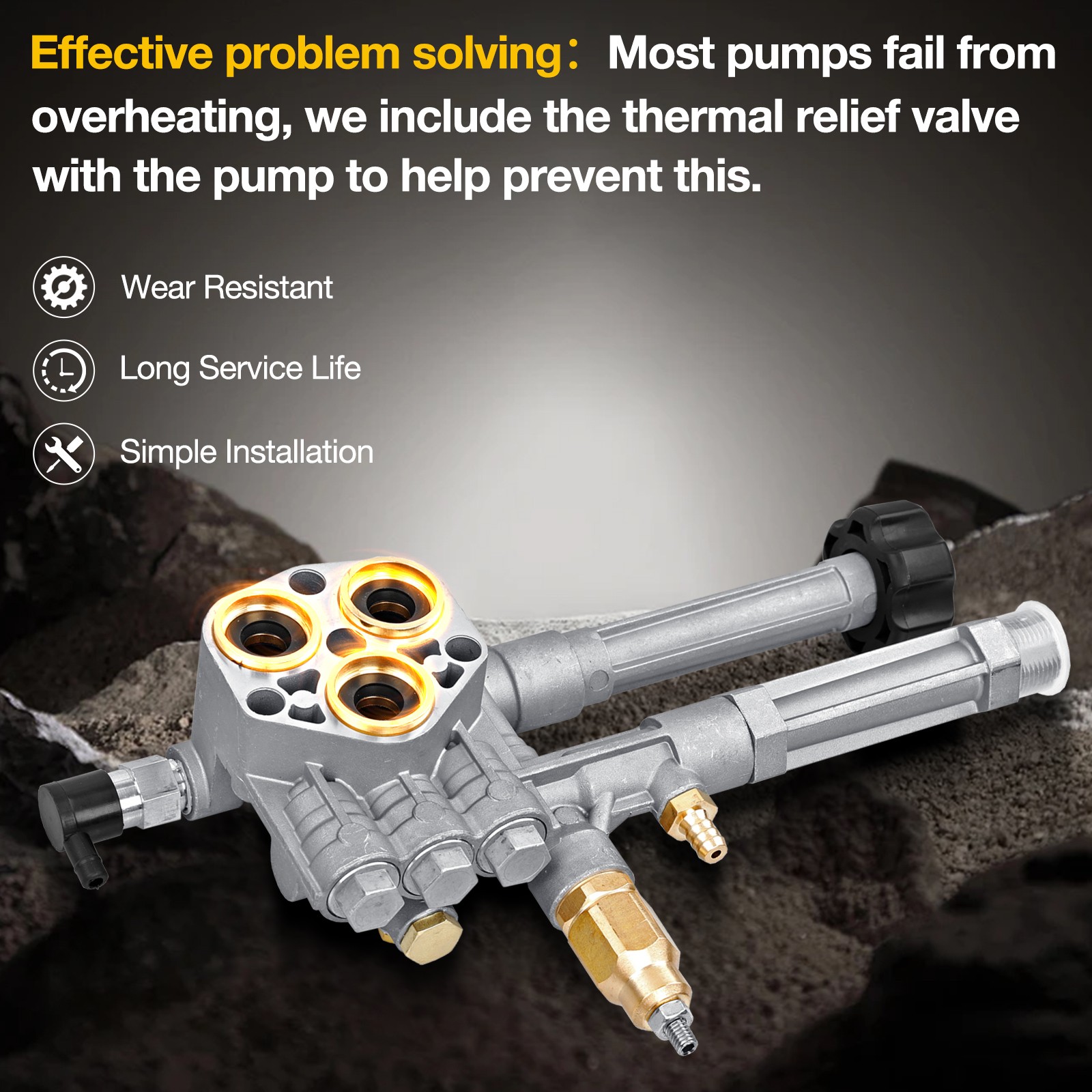 Complete Pump Head For Annovi Reverberi SRMW2.3G28 & SRMW2.4G28 Model Pump 43361