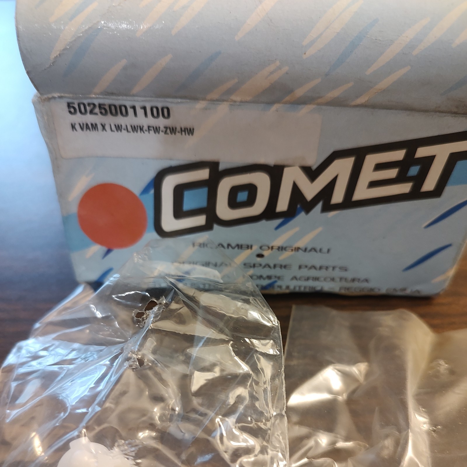 Box of 8COMET 5025001100 Original PUMP VALVE KIT fits LW FW HW RW ZW 5025001100