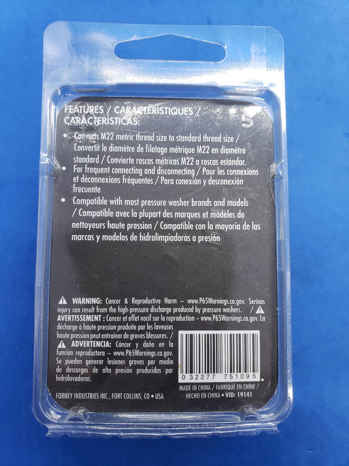 Forney Pressure Washer Parts (75118, 75176, 75109) Screw Nipple & Coupler Filter