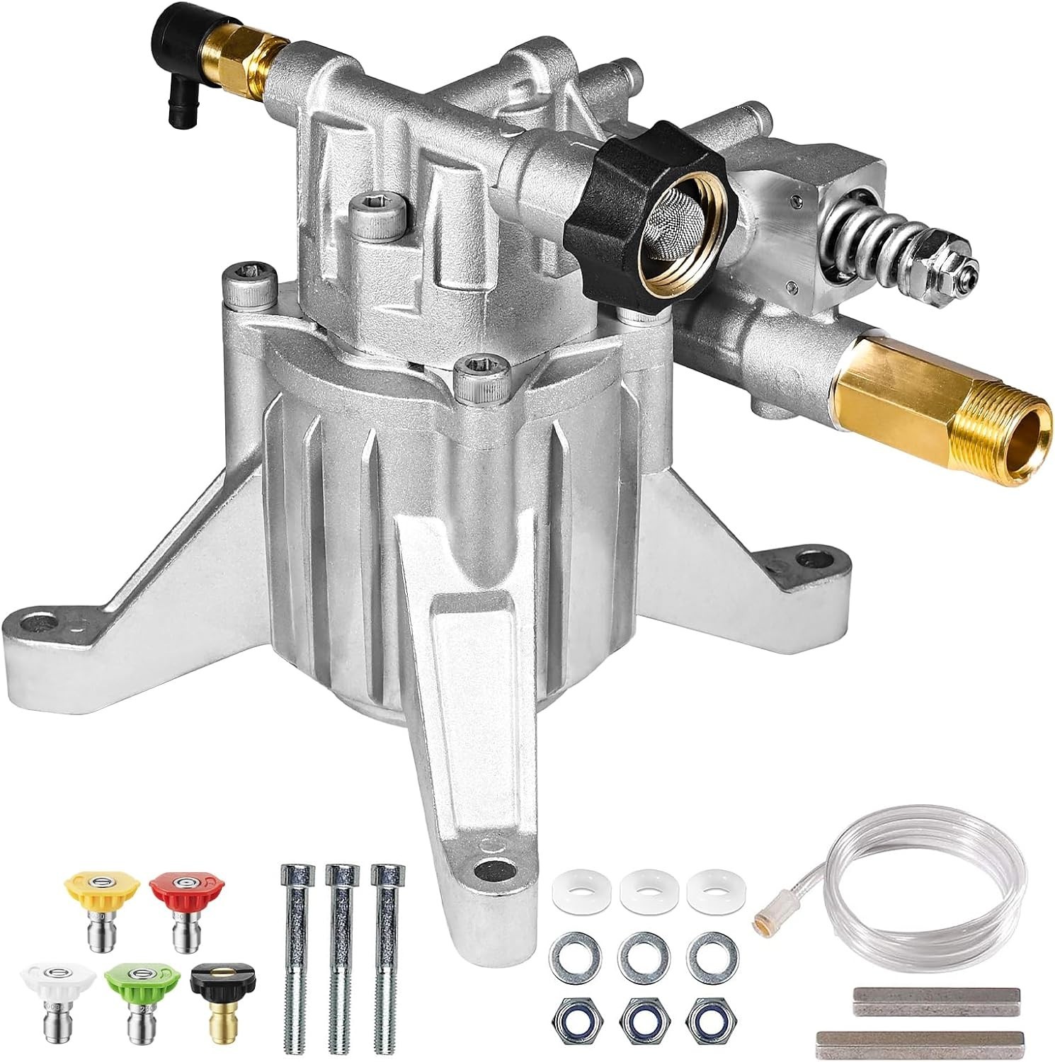 Durable 3000 PSI Pressure Washer Pump 7 8 Inch Shaft Replacement for Honda Ryobi