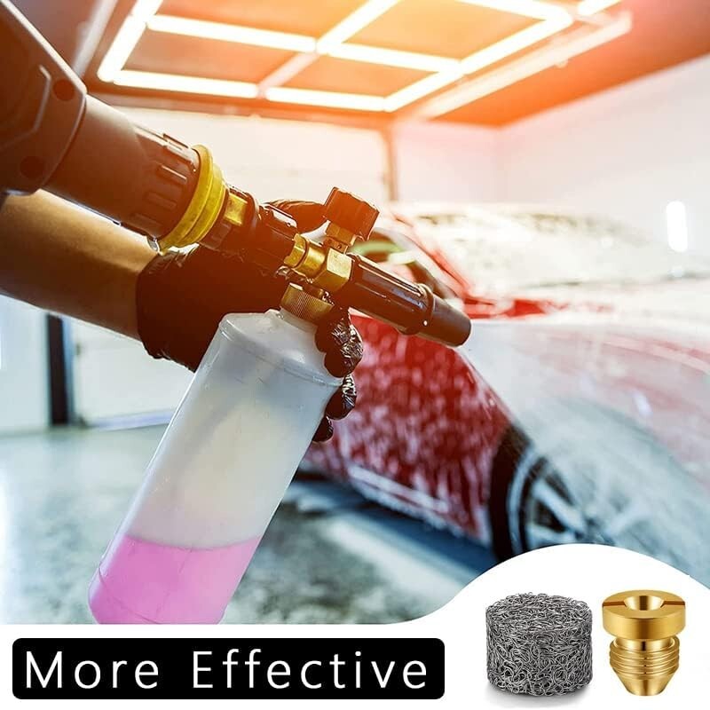 Foam Cannon 1.1mm Orifice Nozzle Tips, Universal NPT Thread Type for Snow Foam