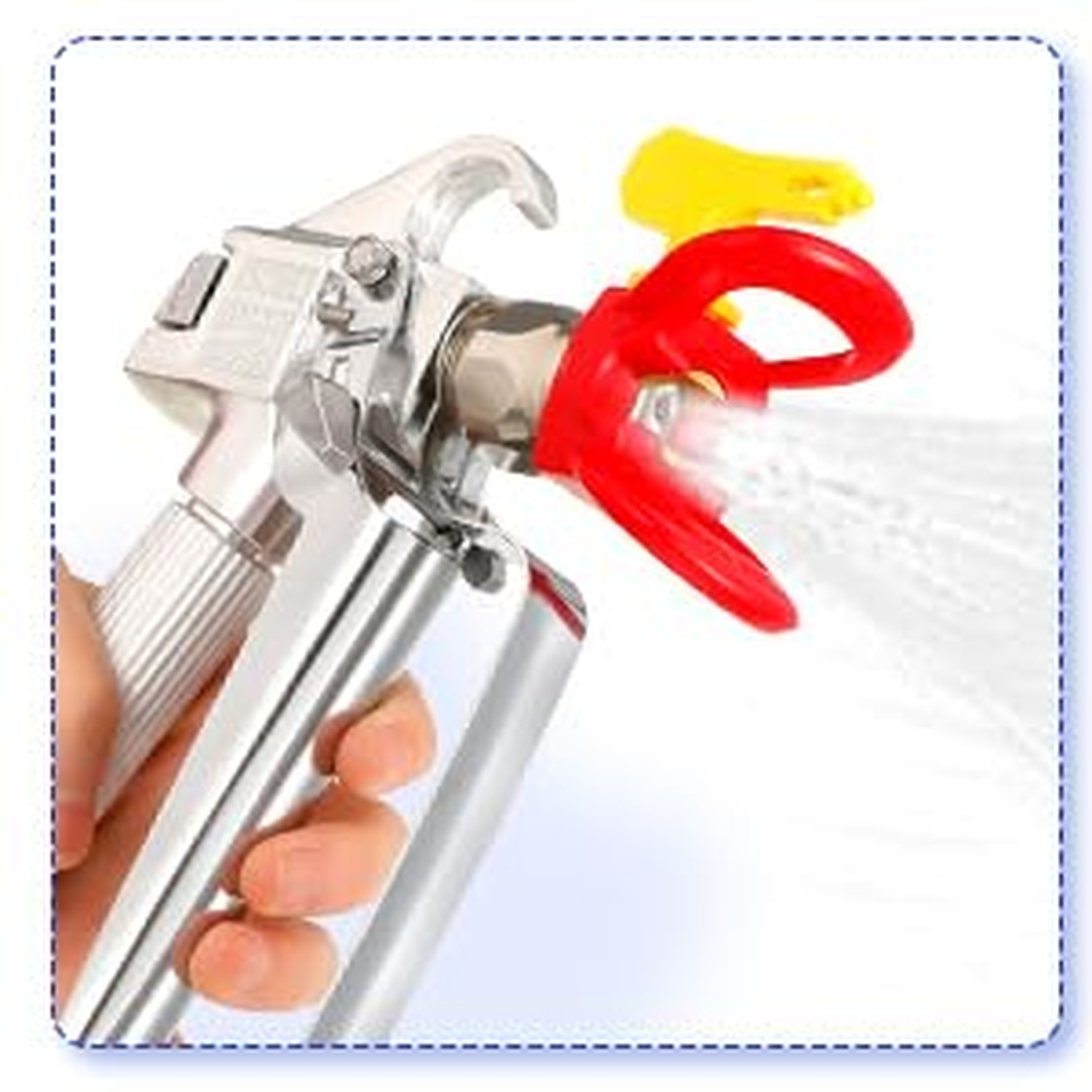 JOLINO Airless Paint Spray Gun, High Pressure 3600 PSI 517 Nozzle Tip Sprayer…