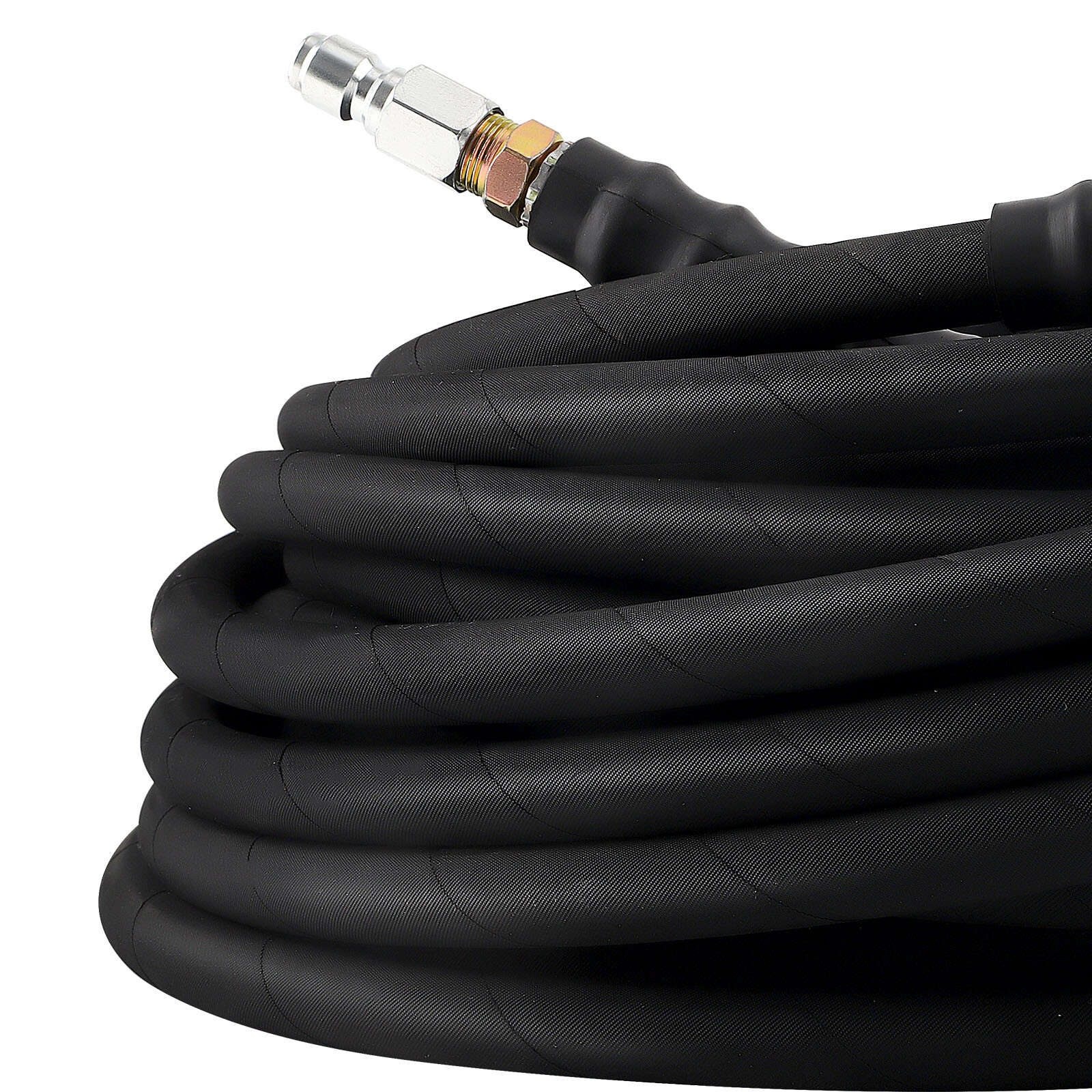 Non-Marking 2-Braid R2 HighTem Water Pressure Washer Hose 3/8″ x 100ft 6000psi