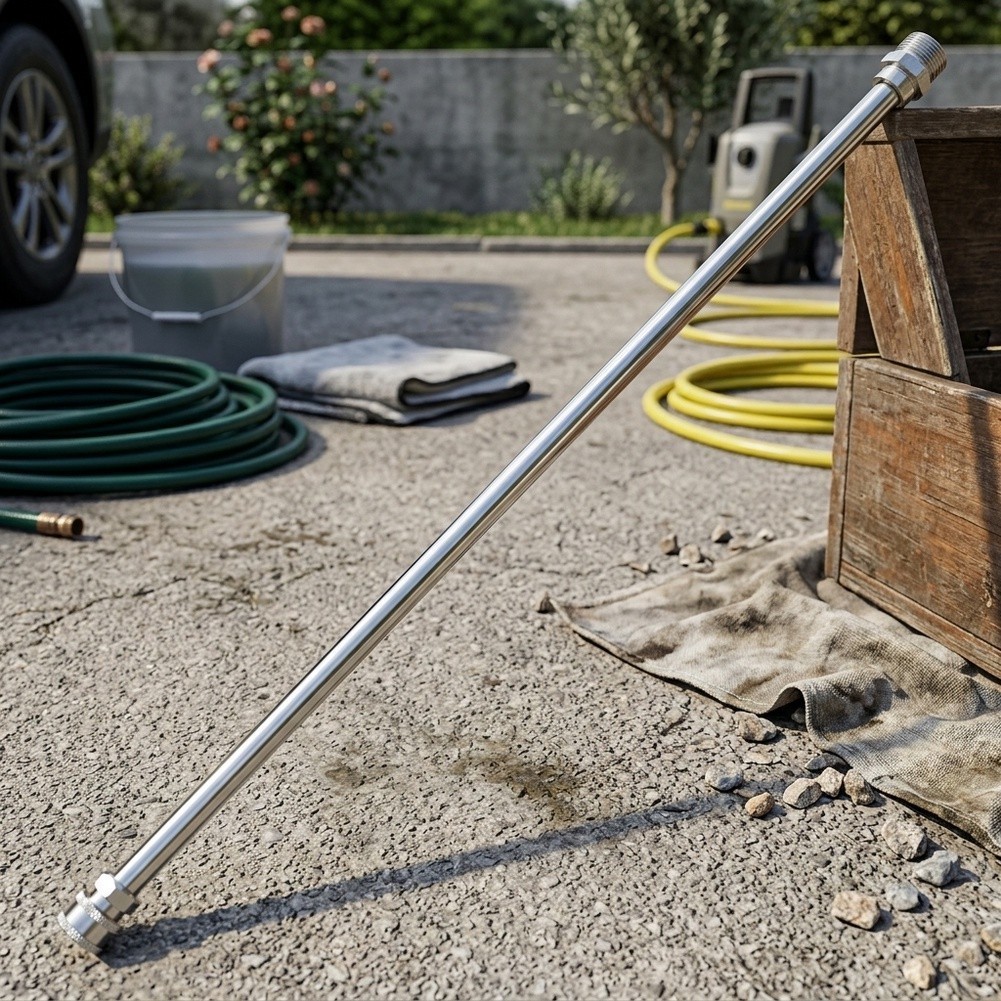 17 inch Pressure Washer Extension Rod Compatible with Most Nozzle Tips