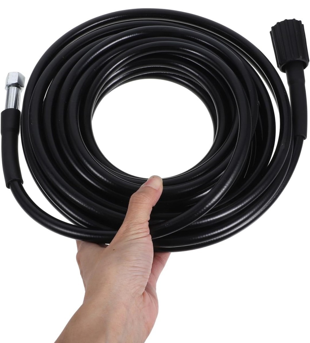 Pressure Washer Hose, 26 FT 2320 PSI Power Washer Hose, Cold Water Black…
