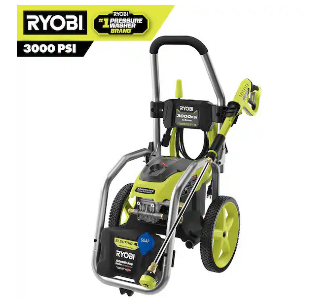 RYOBI 3000 PSI 1.1 GPM Cold Water Electric Pressure Washer RY143011