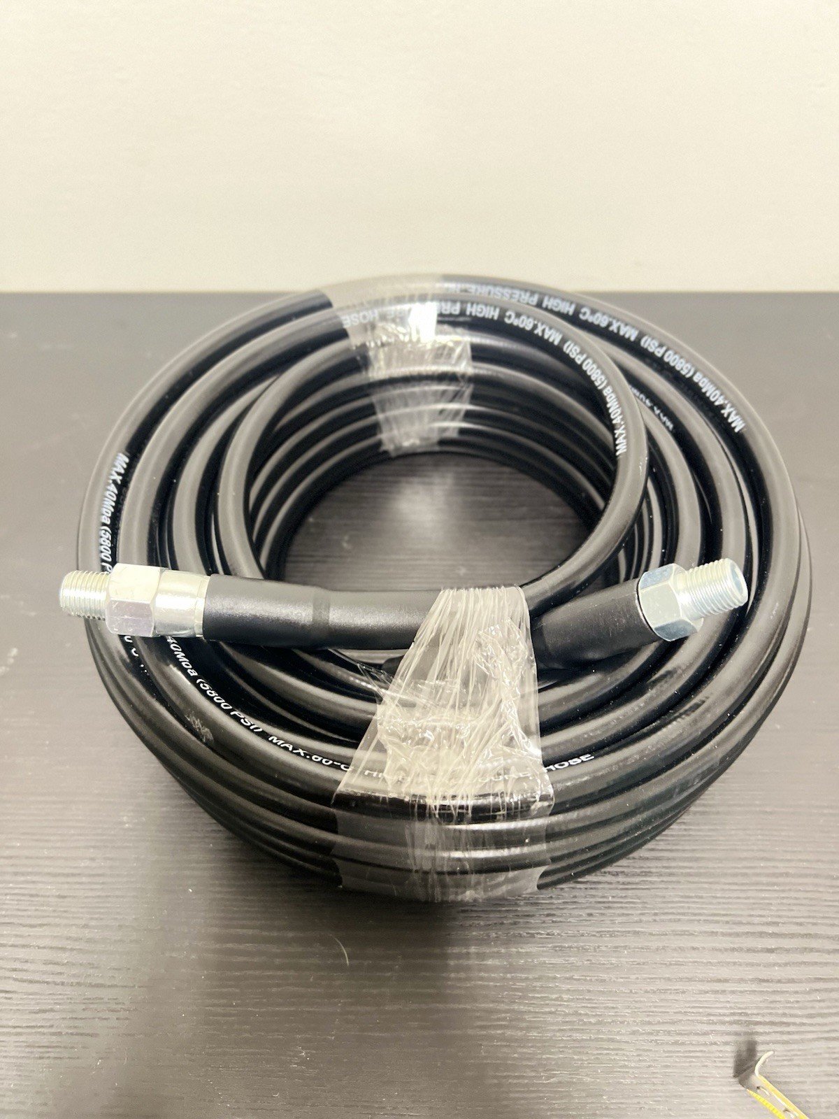 50FT High Pressure Washer Hose 5800 PSI 40MPa Male Threaded Ends New