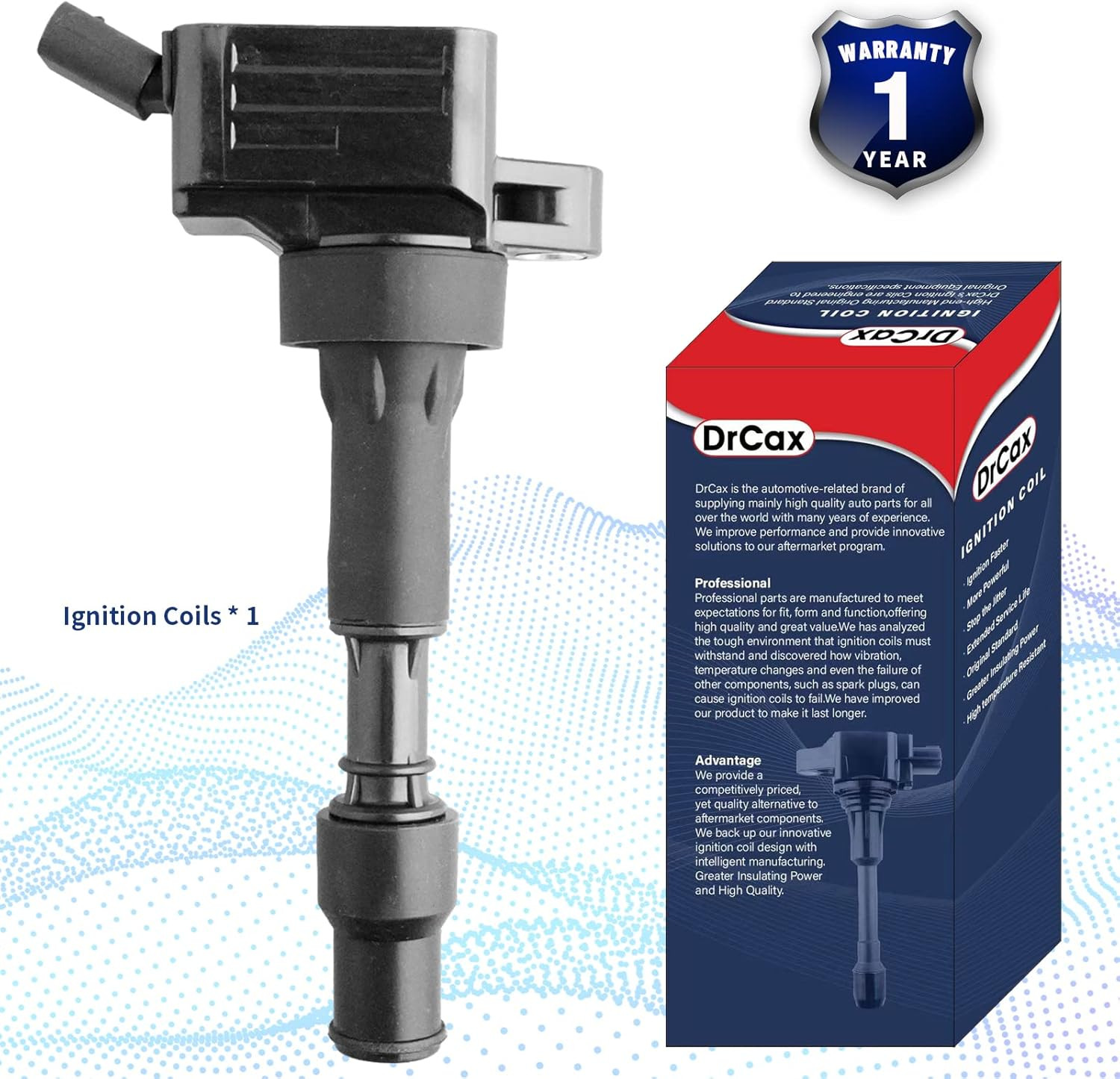 Compatible with OEM Ignition Coil UF816 GN10877 27300-2E601 2016-2022 Hyundai Ko