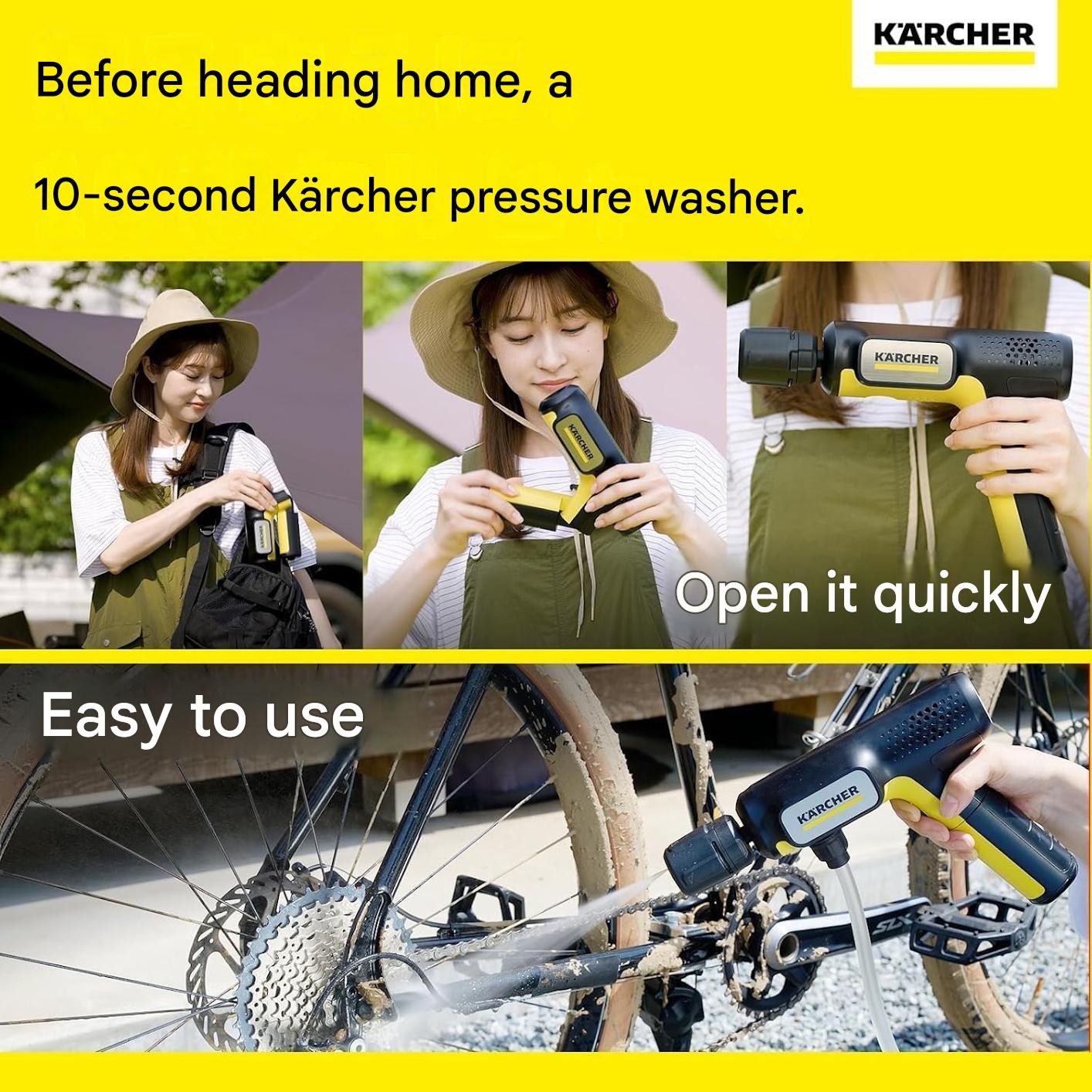 Karcher OC Handy Compact Plus CB 1328 1240 USB C Cordless Washer Mobile Outdoor