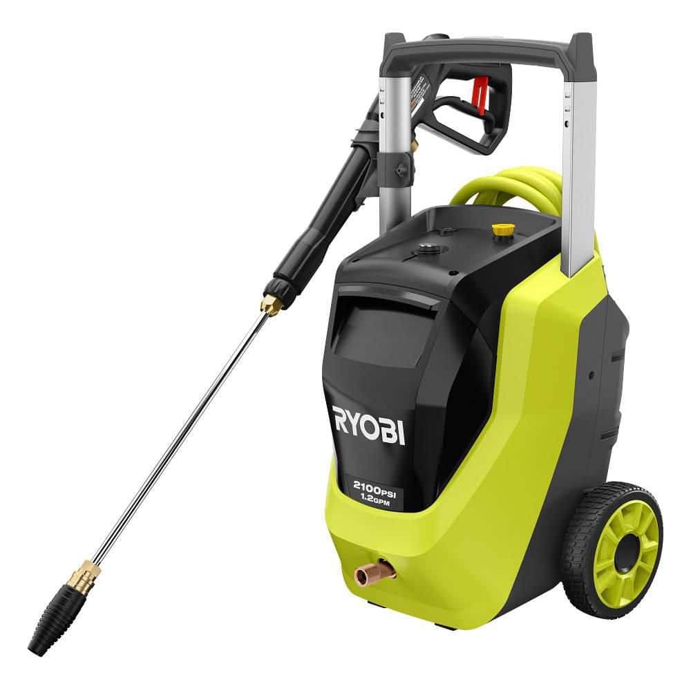 RYOBI 2100 PSI 1.2 GPM Cold Water Corded Electric Pressure Washer with Foamer