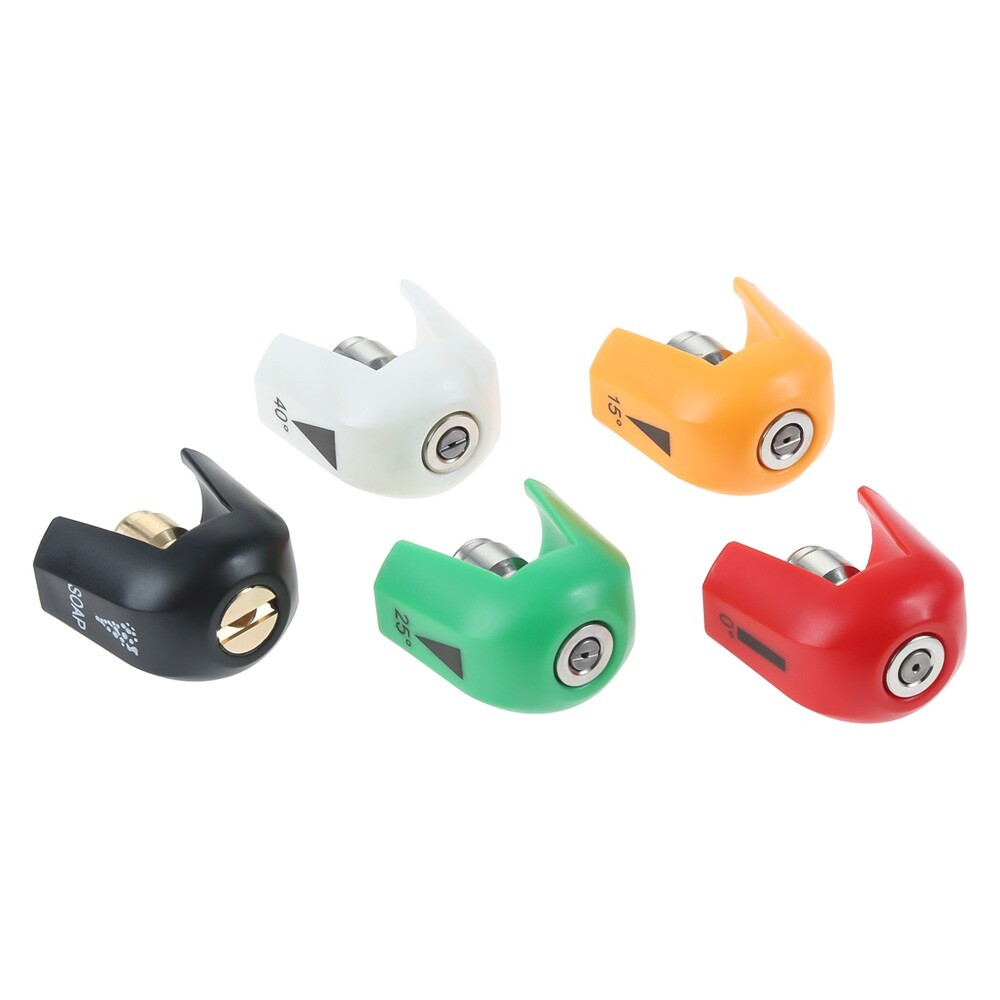 5 Pcs Quick Connect Pressure Washer Nozzle Tip Fit for Sun Joe SPX 3000 Series