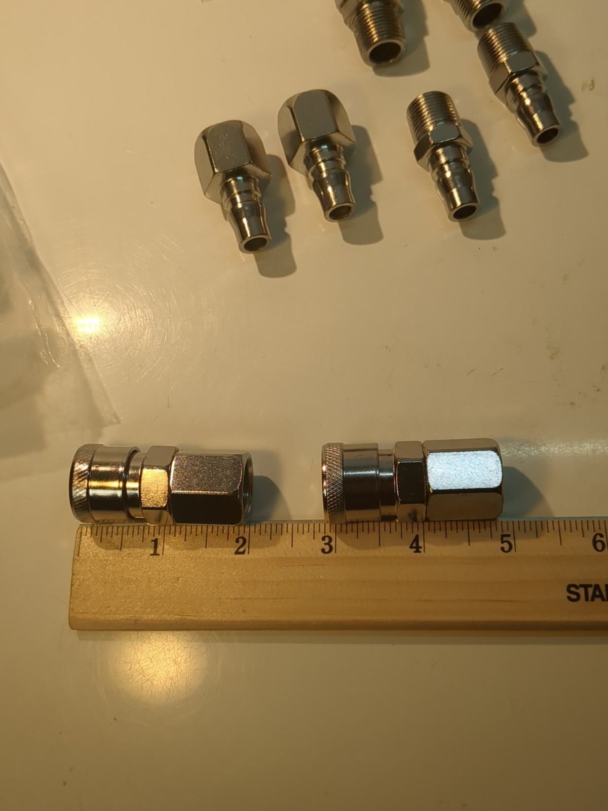 8 PCS Pressure Washer Quick Connect 3/8 Inch Stainless Steel Male and Female NEW