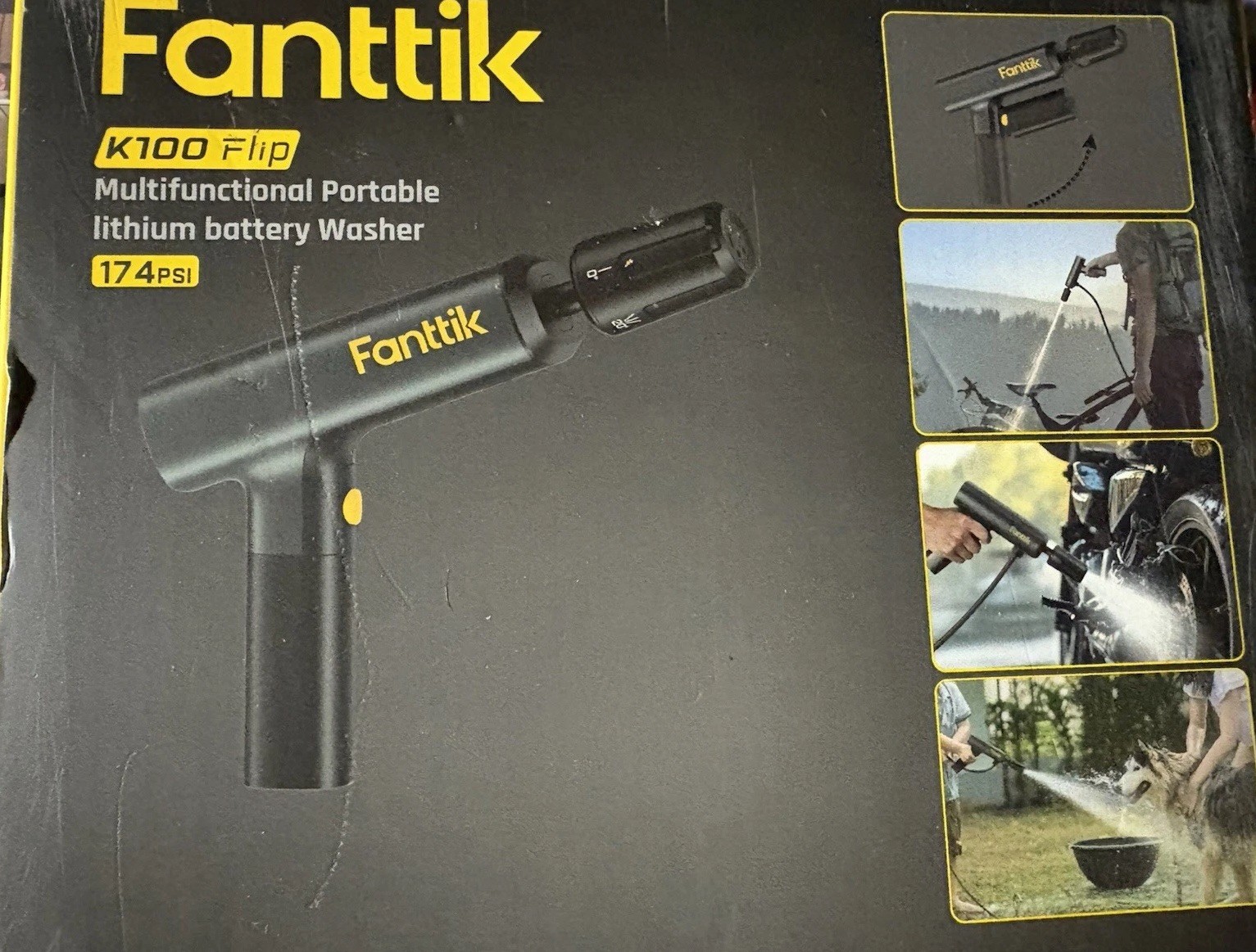 Fanttik K100 Flip Multifunctional Portable Cordless Foldable Pressure Washer