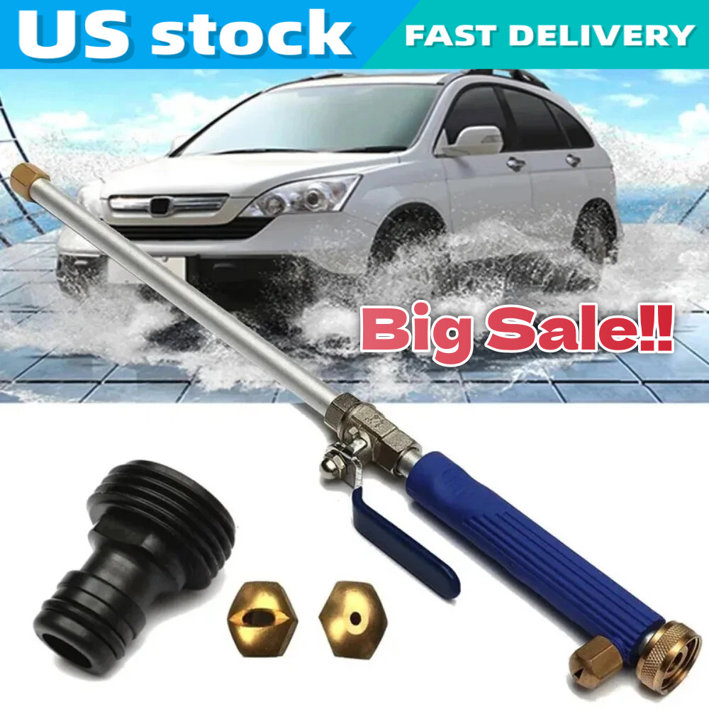 High Pressure Power Washer Water Spray Gun Nozzle Wand Attachment Garden Hose