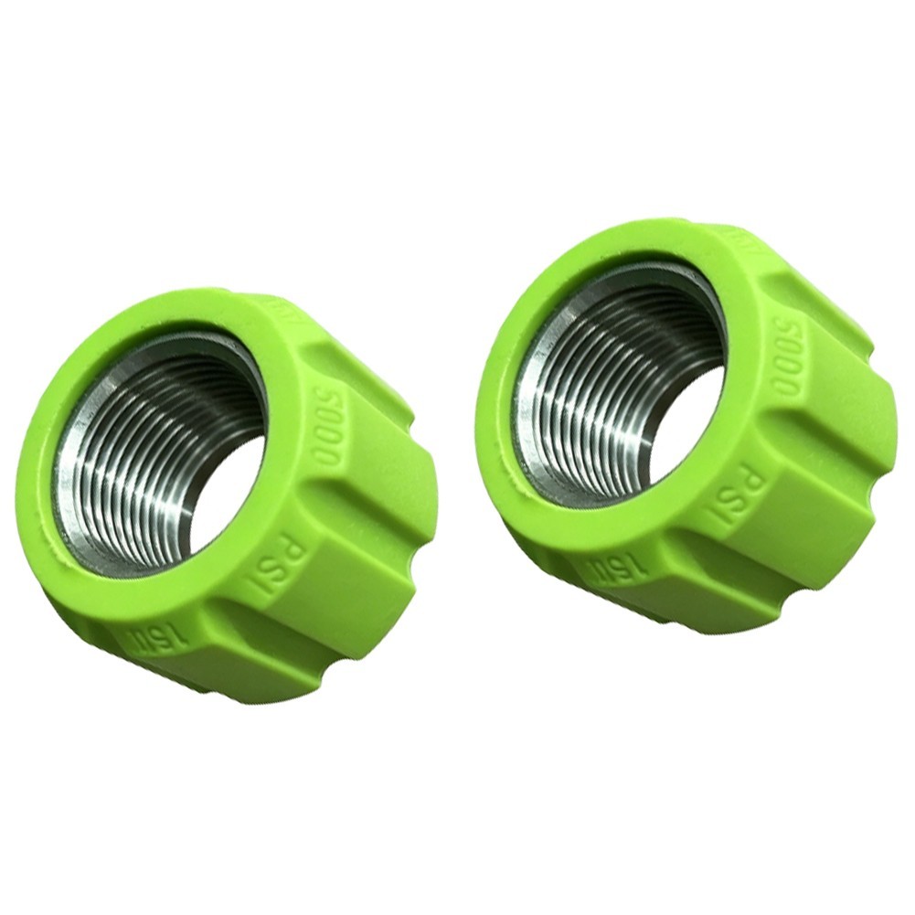 Green Plastic Knob Ring Nut for Foaming Pot – Bubble Foaming Pot Accessory Set