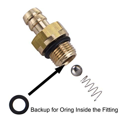 Pressure Washer Chemical Injector Set 1/8 BSP Thread Two Pack Brass