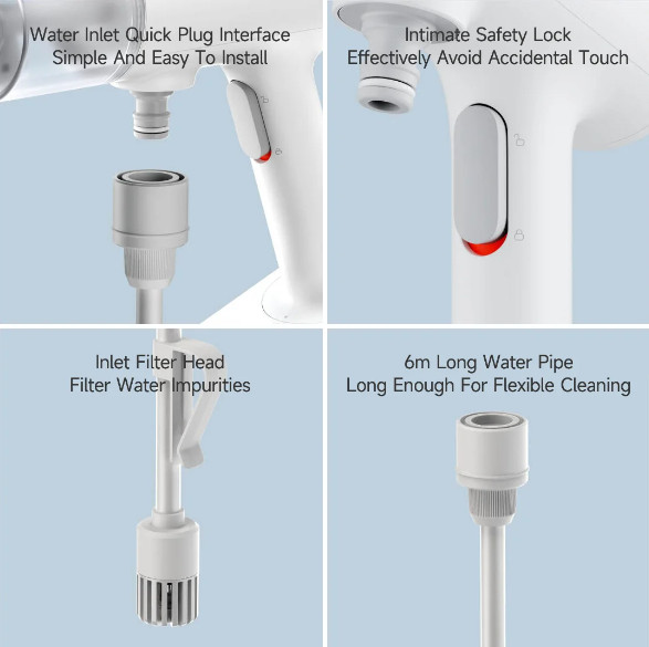 Xiaomi Mijia Wireless Car Washer Gun 2.4 MPa High Pressure