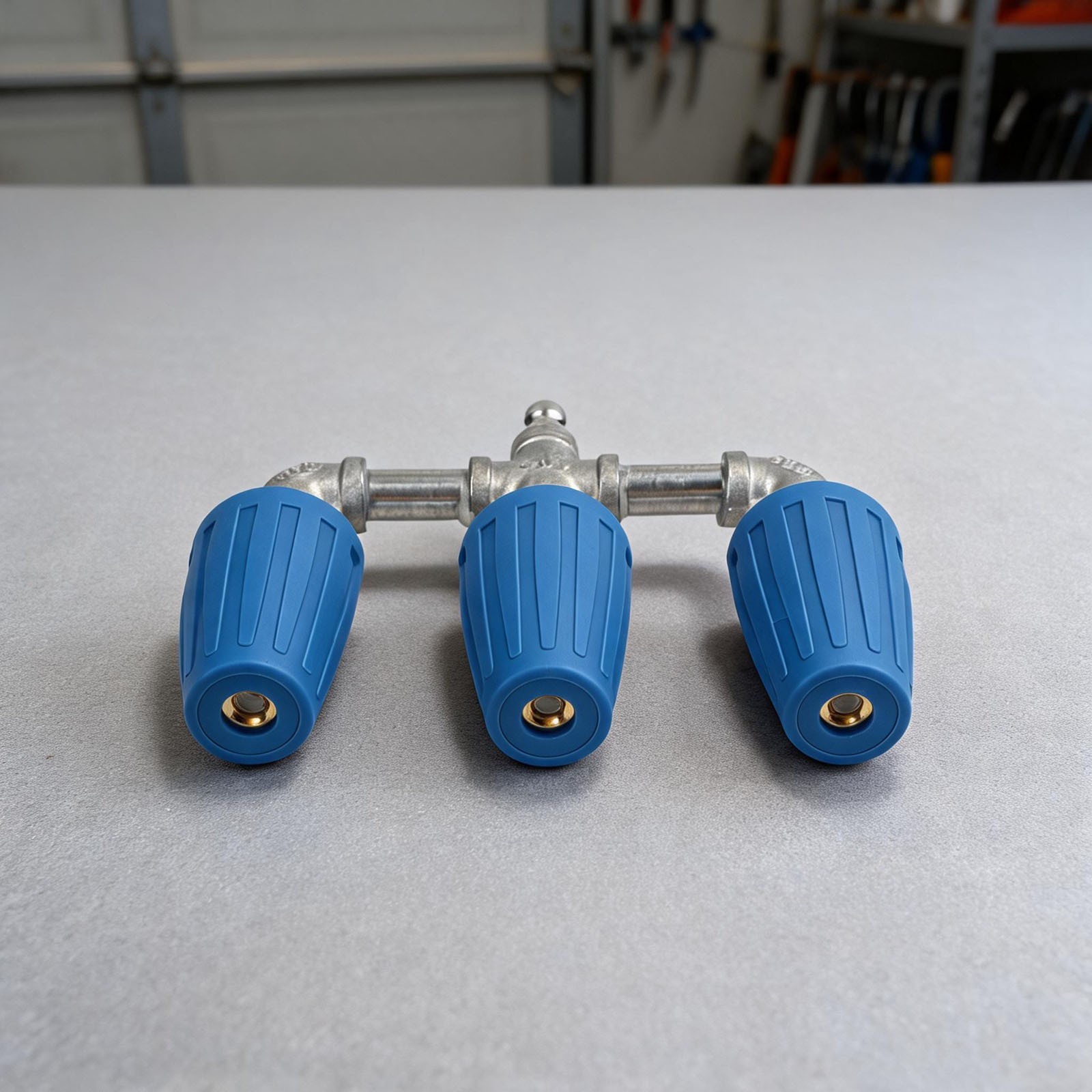 Blue Triple Turbo Nozzle Compatible with Most Pressure Washers – 1 Piece