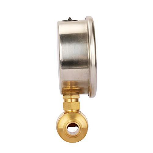 21/2″ Pressure Washer Pressure Gauge Kit 3/8 Inch Quick Connect 05000 Psi Glycer