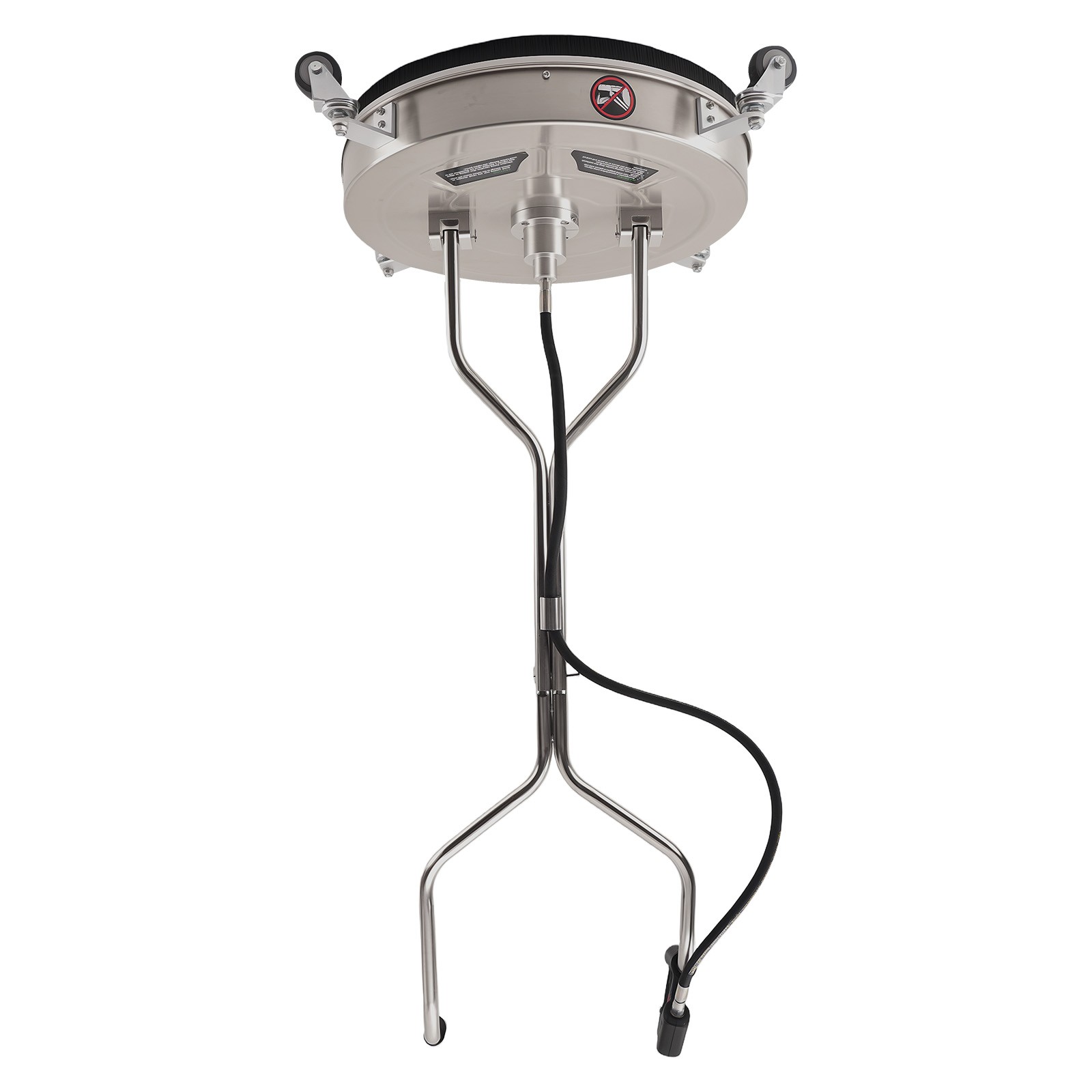 24″ Pressure Washer Surface Cleaner Driveway Patio Deck Cleaning Stainless Steel