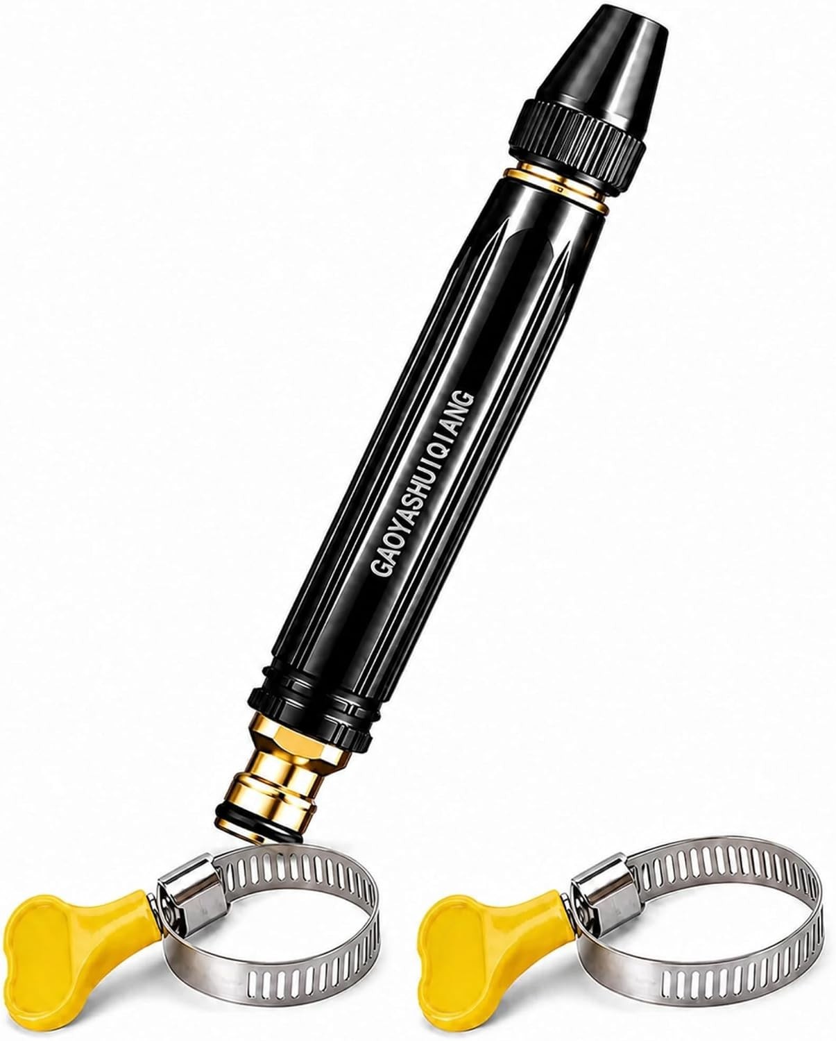 High Pressure Car Wash Water Gun with Booster Nozzle Portable Water Saving Gun