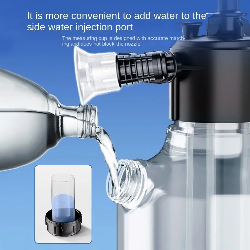 2.5L Hand Pump Foam Sprayer 3 Nozzle Snow Foam Car Wash Bottle