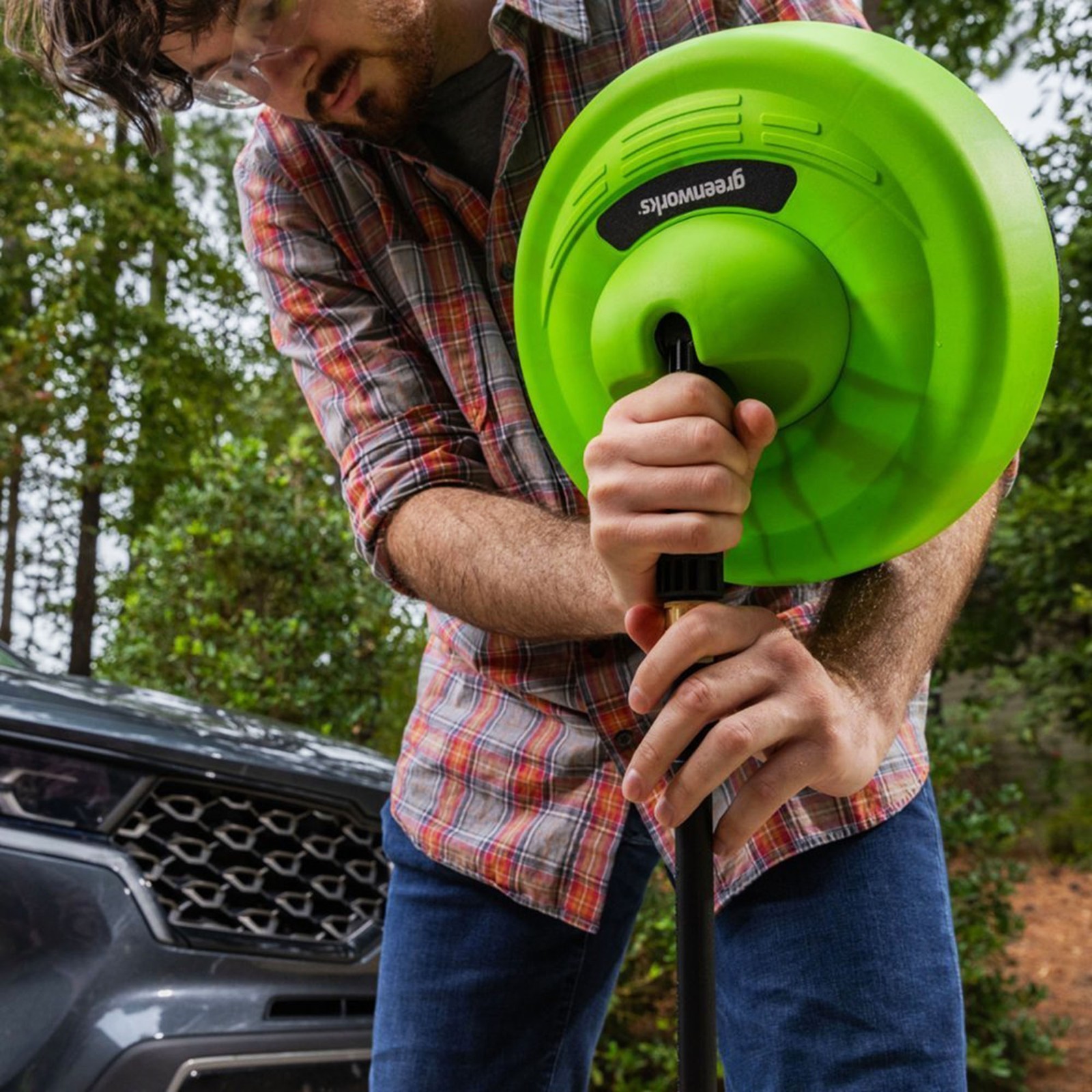 Greenworks 1900PSI 1.2 GPM Corded Electric Pressure Washer & 11″ Surface Cleaner