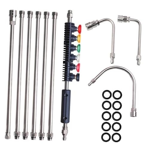 Pressure Washer Extension Wand, 10 Pack Power Washer Lance with 6 120 inches
