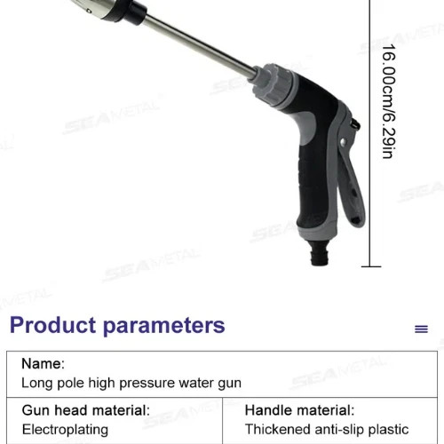 Hose Hawk Pro 360° Rotating Pressure Washer Nozzle with 3 Spray Modes