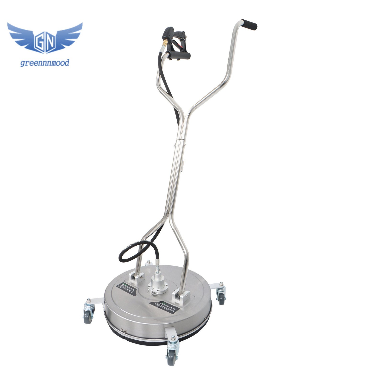 20″ Pressure Washer Surface Cleaner w/ Handles & Wheels Quick Connect 60000 psi