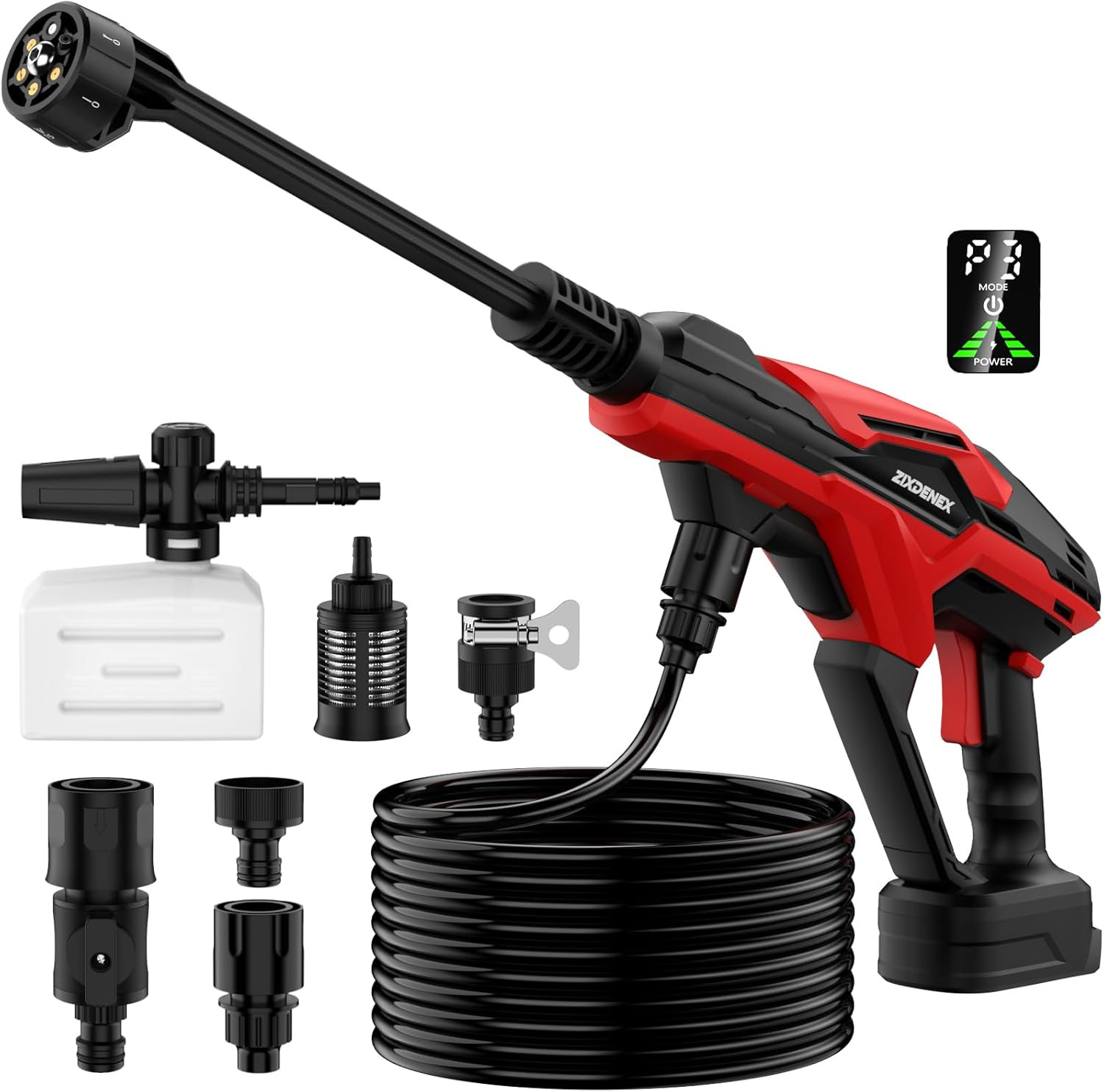 Cordless Portable Cleaning Tool for Milwaukee 18V Battery, 800 PSI Handheld Clea